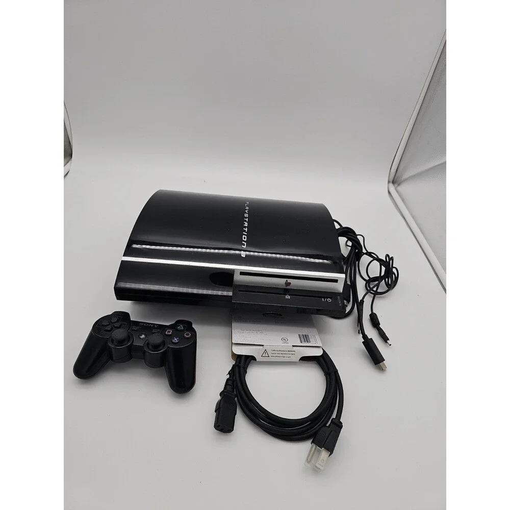 Sony PlayStation 3 80GB Piano Black (CECHK01) W/ OEM Controller! Tested Working!